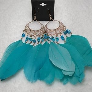 Sarina earrings fantasy turquoise